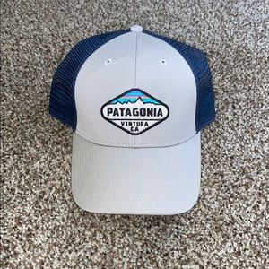Patagonia mesh snap back hat